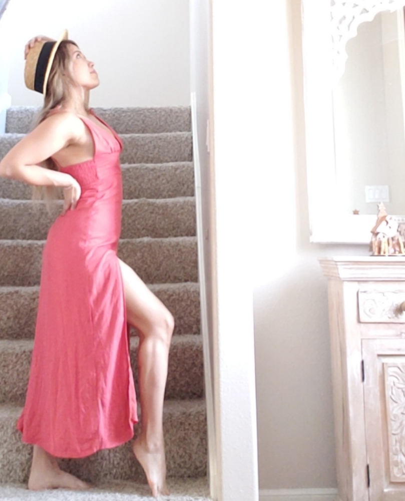 Terracotta summer dress